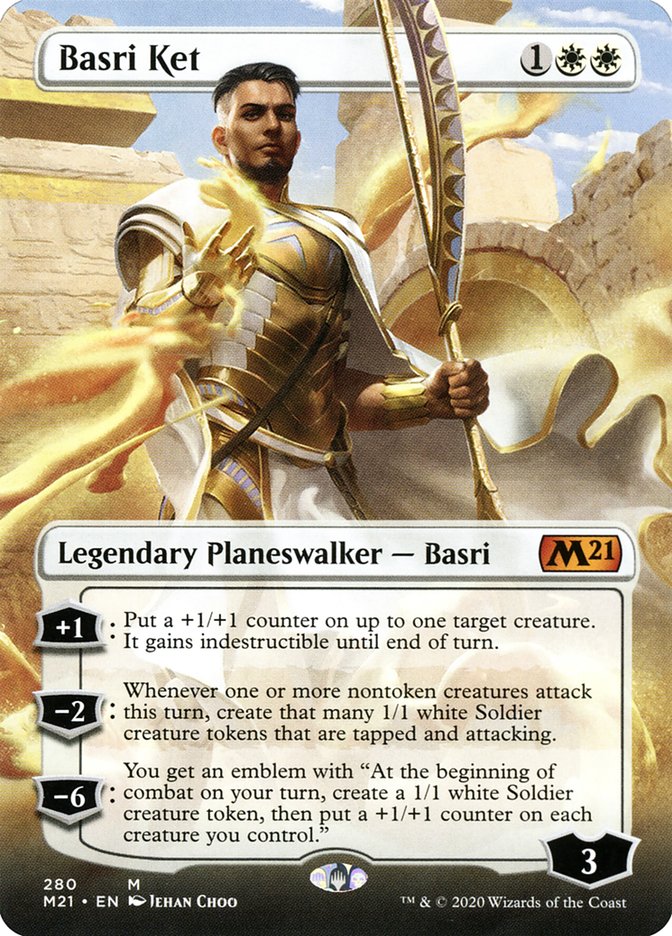 Basri Ket (Borderless) [Core Set 2021] | GrognardGamesBatavia