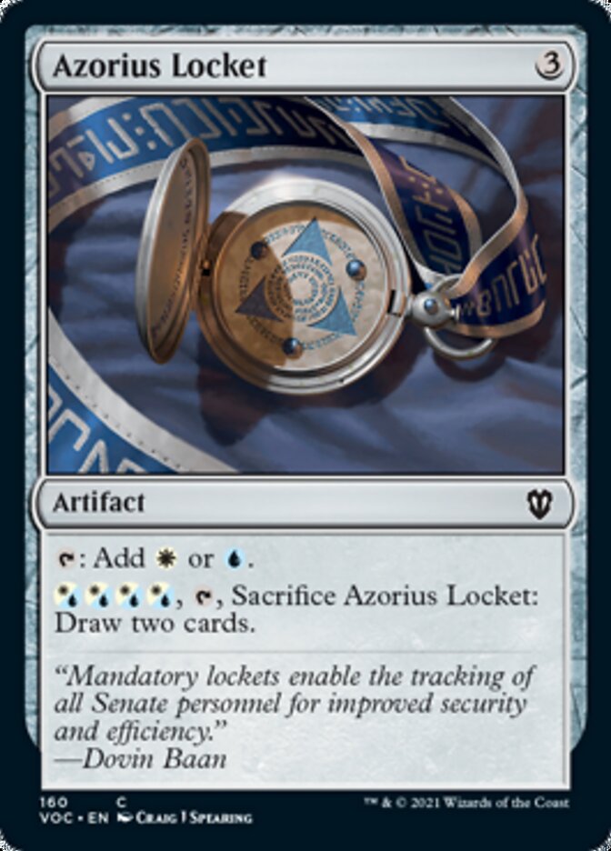 Azorius Locket [Innistrad: Crimson Vow Commander] | GrognardGamesBatavia