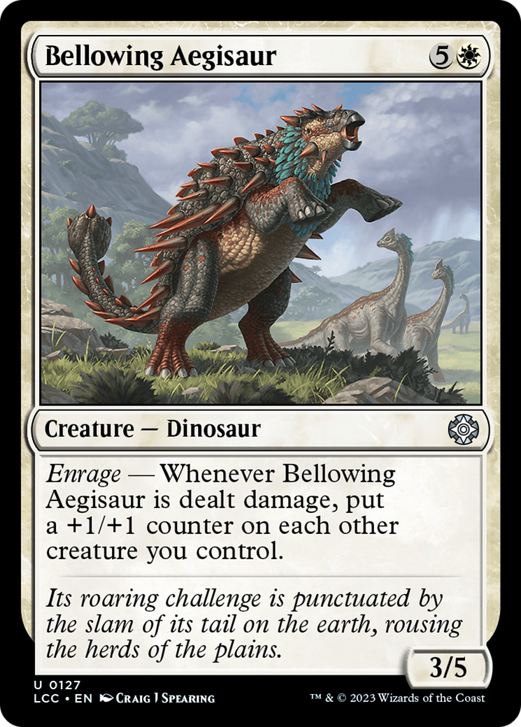 Bellowing Aegisaur [The Lost Caverns of Ixalan Commander] | GrognardGamesBatavia