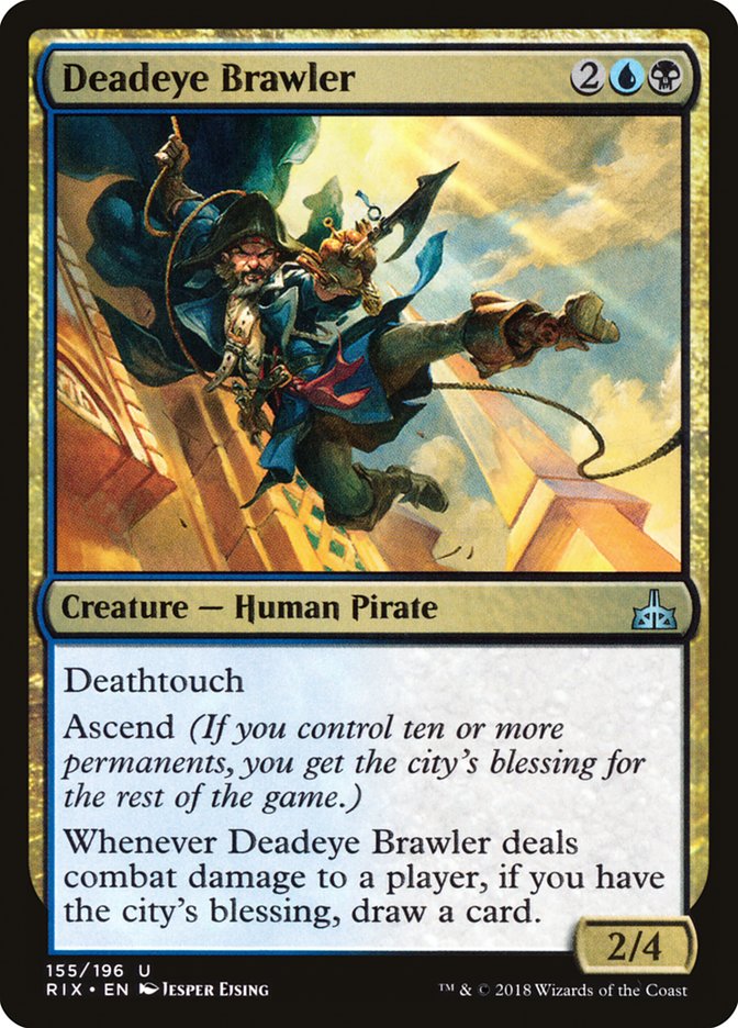 Deadeye Brawler [Rivals of Ixalan] | GrognardGamesBatavia