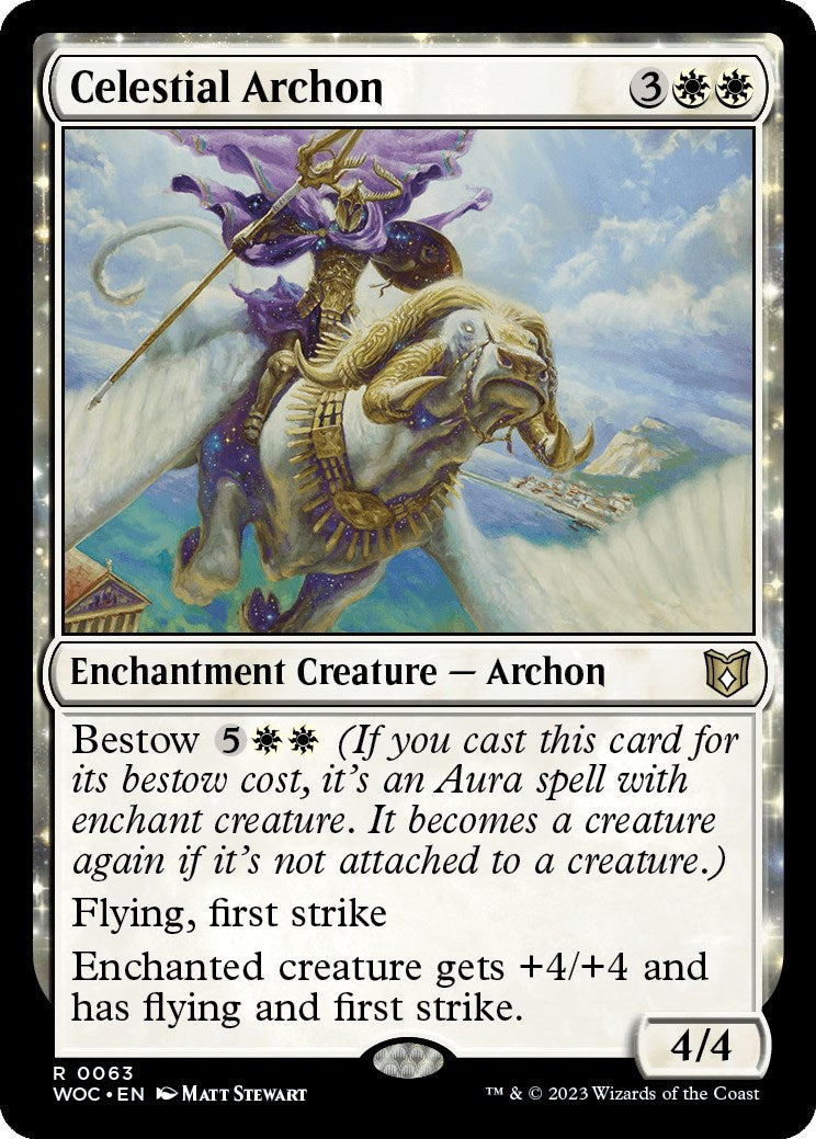 Celestial Archon [Wilds of Eldraine Commander] | GrognardGamesBatavia