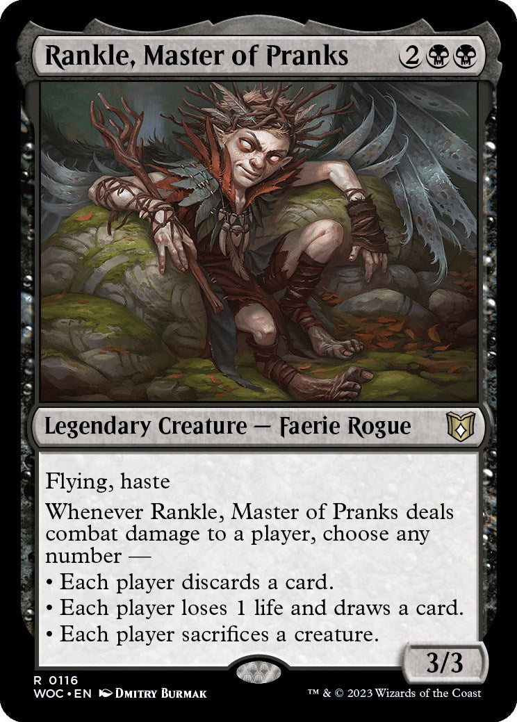 Rankle, Master of Pranks [Wilds of Eldraine Commander] | GrognardGamesBatavia