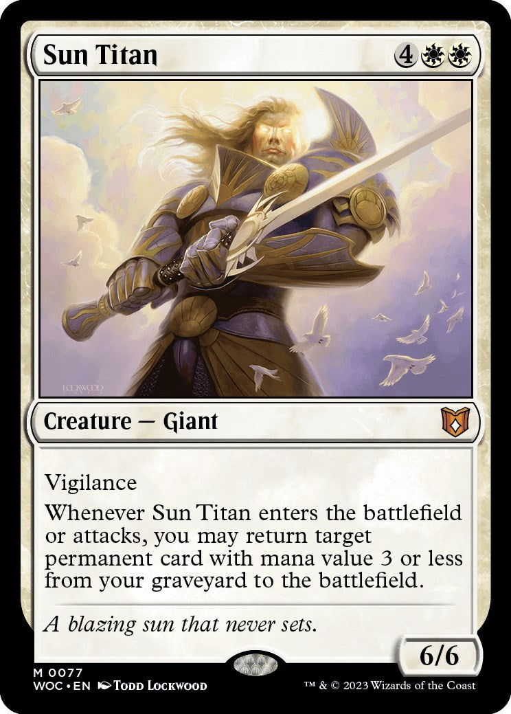 Sun Titan [Wilds of Eldraine Commander] | GrognardGamesBatavia