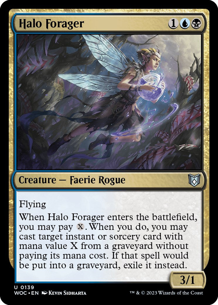 Halo Forager [Wilds of Eldraine Commander] | GrognardGamesBatavia