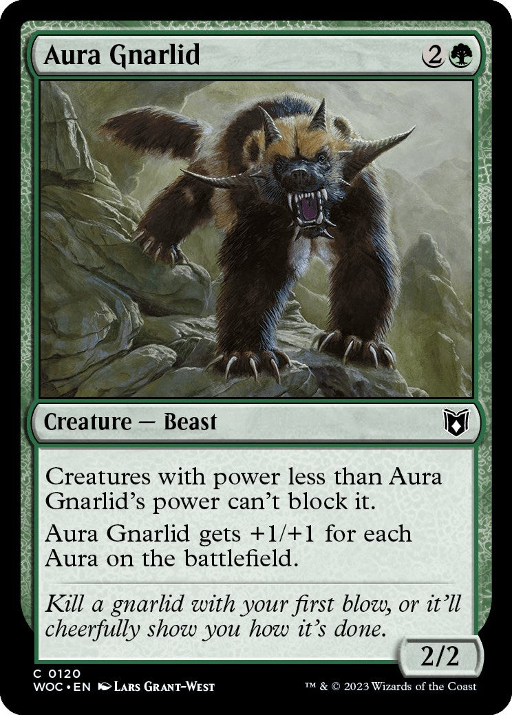 Aura Gnarlid [Wilds of Eldraine Commander] | GrognardGamesBatavia