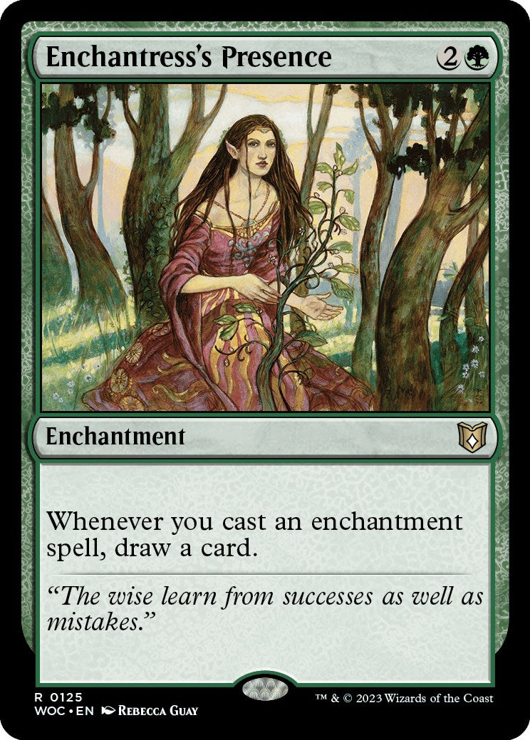 Enchantress's Presence [Wilds of Eldraine Commander] | GrognardGamesBatavia