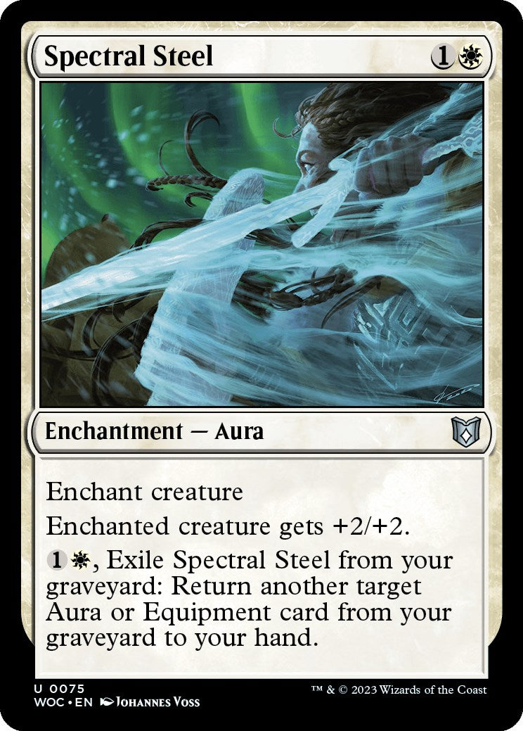 Spectral Steel [Wilds of Eldraine Commander] | GrognardGamesBatavia