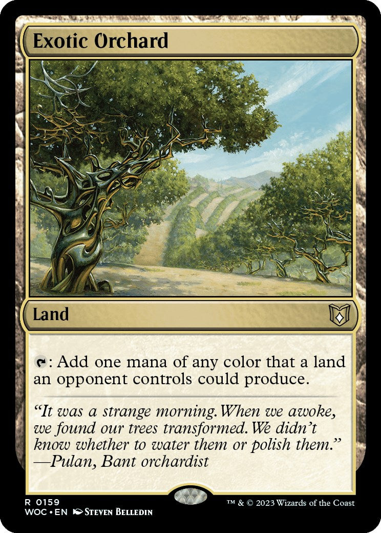 Exotic Orchard [Wilds of Eldraine Commander] | GrognardGamesBatavia