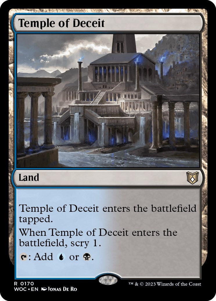 Temple of Deceit [Wilds of Eldraine Commander] | GrognardGamesBatavia