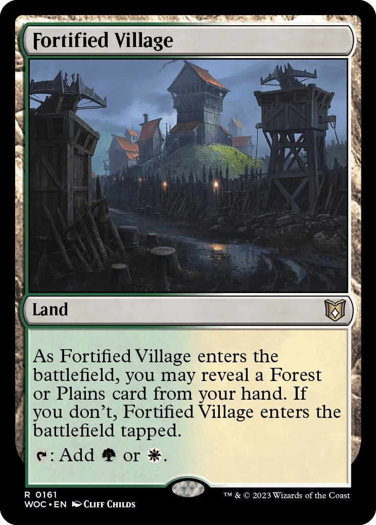 Fortified Village [Wilds of Eldraine Commander] | GrognardGamesBatavia