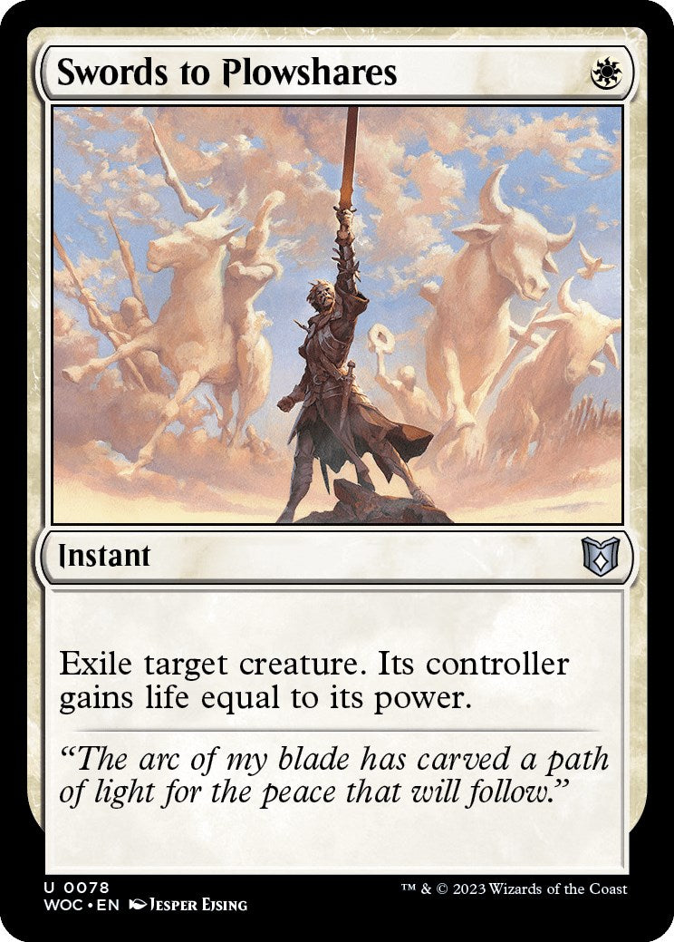 Swords to Plowshares [Wilds of Eldraine Commander] | GrognardGamesBatavia