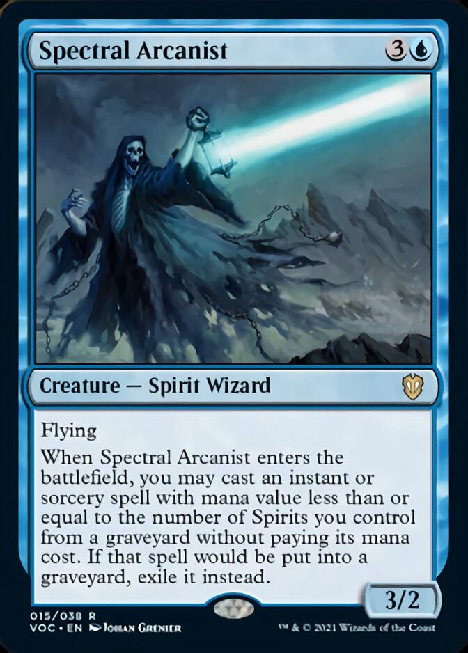 Spectral Arcanist [Innistrad: Crimson Vow Commander] | GrognardGamesBatavia