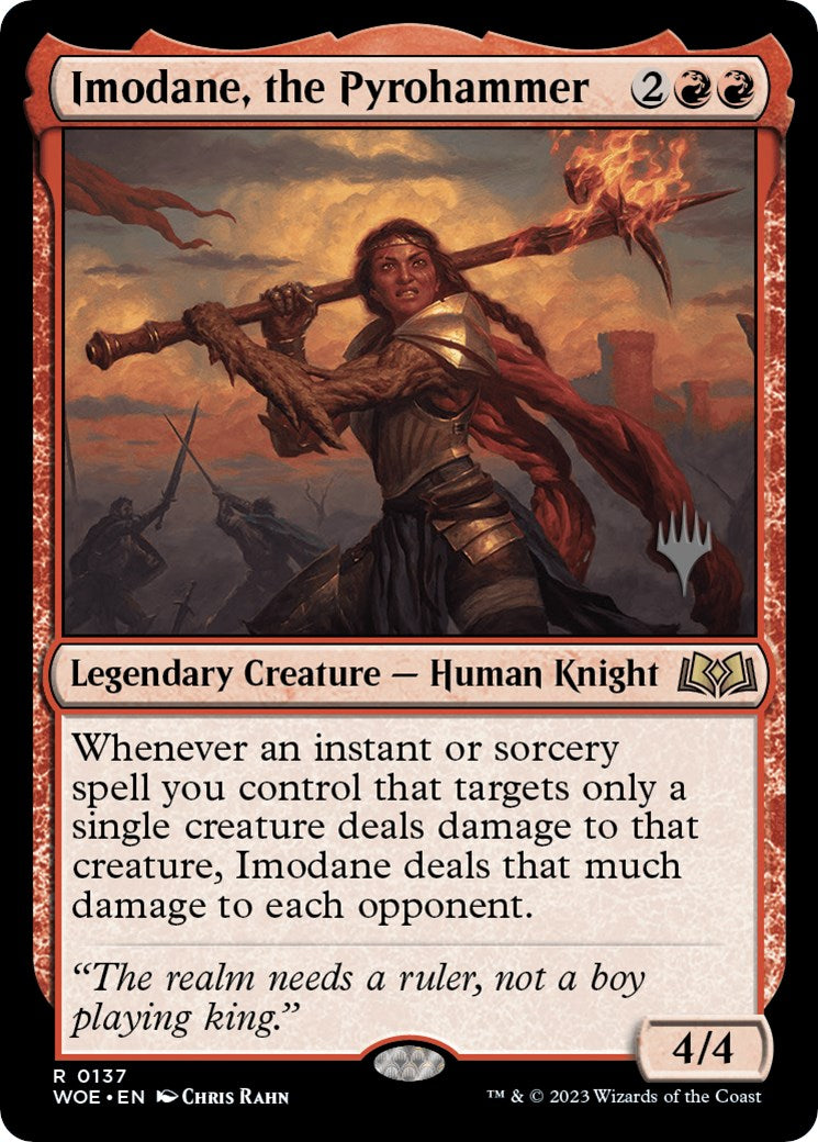 Imodane, the Pyrohammer (Promo Pack) [Wilds of Eldraine Promos] | GrognardGamesBatavia