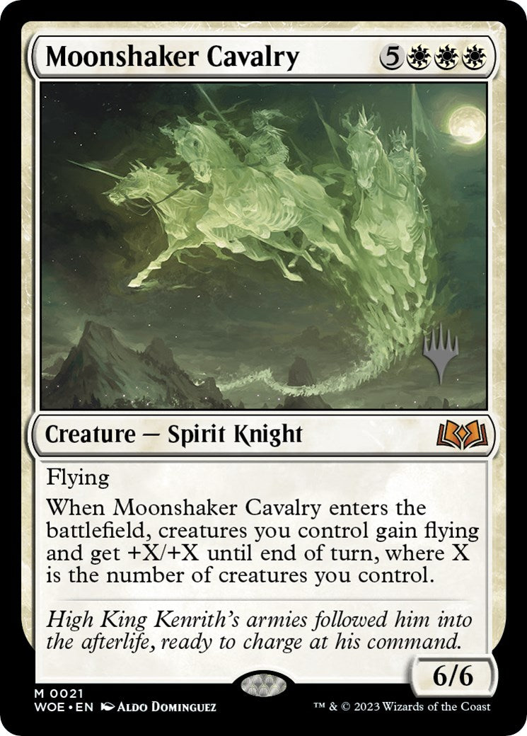 Moonshaker Cavalry (Promo Pack) [Wilds of Eldraine Promos] | GrognardGamesBatavia