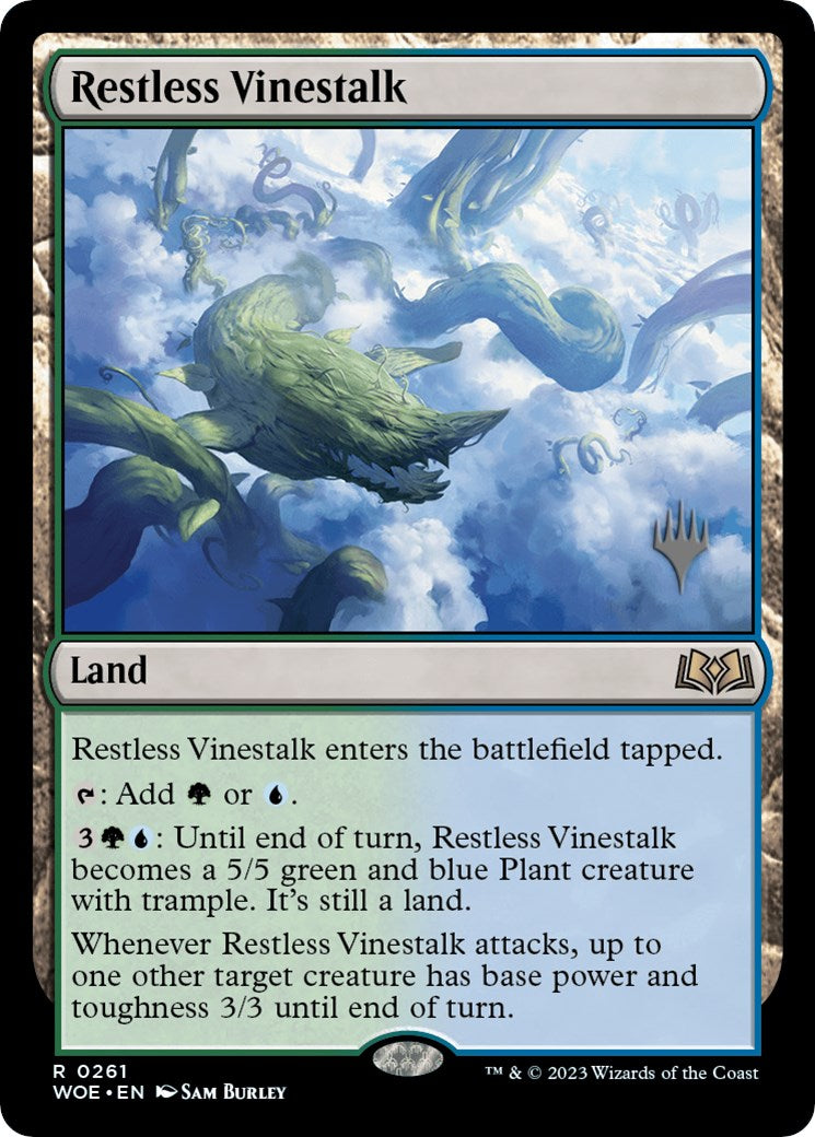 Restless Vinestalk (Promo Pack) [Wilds of Eldraine Promos] | GrognardGamesBatavia