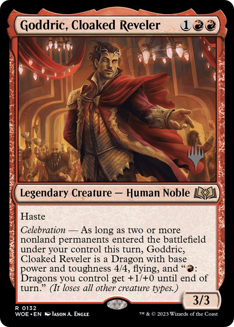 Goddric, Cloaked Reveler (Promo Pack) [Wilds of Eldraine Promos] | GrognardGamesBatavia