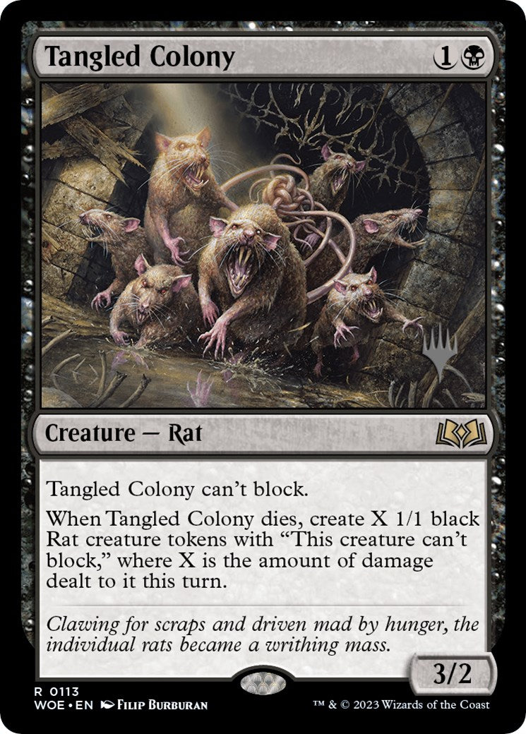 Tangled Colony (Promo Pack) [Wilds of Eldraine Promos] | GrognardGamesBatavia