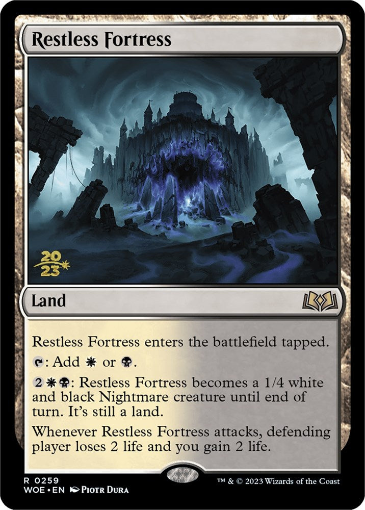 Restless Fortress [Wilds of Eldraine Prerelease Promos] | GrognardGamesBatavia