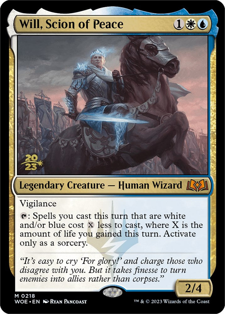 Will, Scion of Peace [Wilds of Eldraine Prerelease Promos] | GrognardGamesBatavia