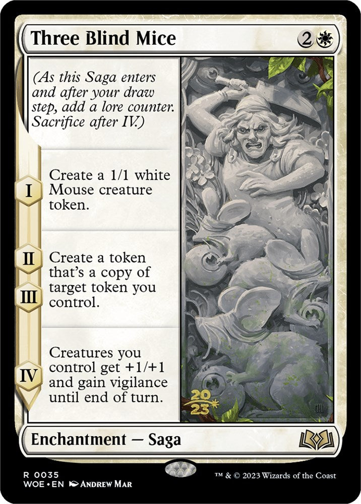 Three Blind Mice [Wilds of Eldraine Prerelease Promos] | GrognardGamesBatavia