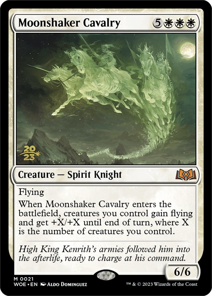 Moonshaker Cavalry [Wilds of Eldraine Prerelease Promos] | GrognardGamesBatavia