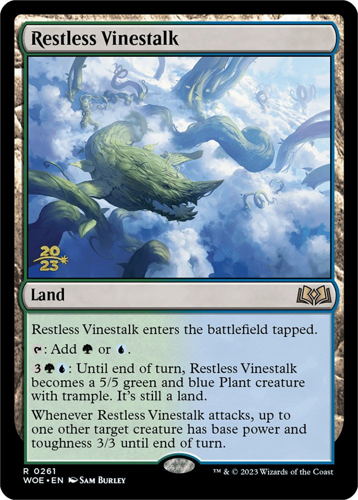 Restless Vinestalk [Wilds of Eldraine Prerelease Promos] | GrognardGamesBatavia