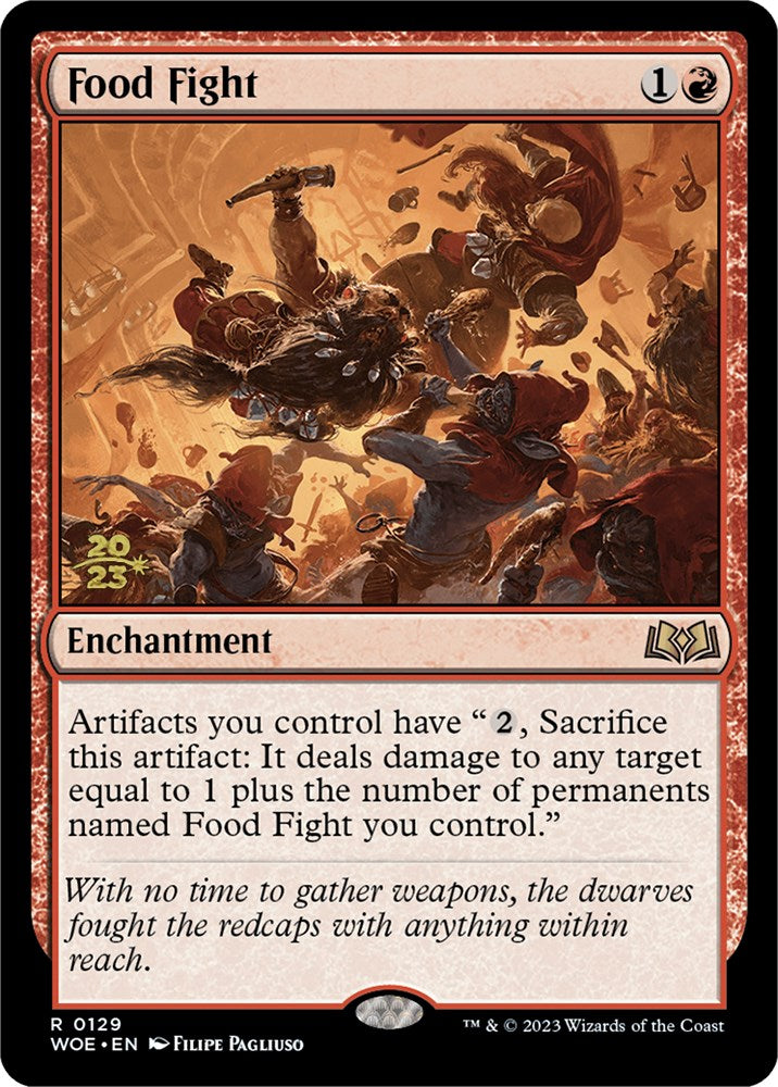 Food Fight [Wilds of Eldraine Prerelease Promos] | GrognardGamesBatavia