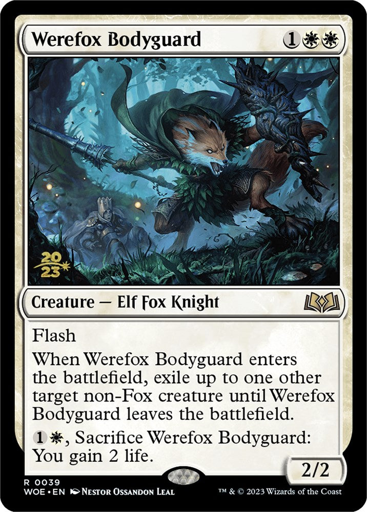 Werefox Bodyguard [Wilds of Eldraine Prerelease Promos] | GrognardGamesBatavia