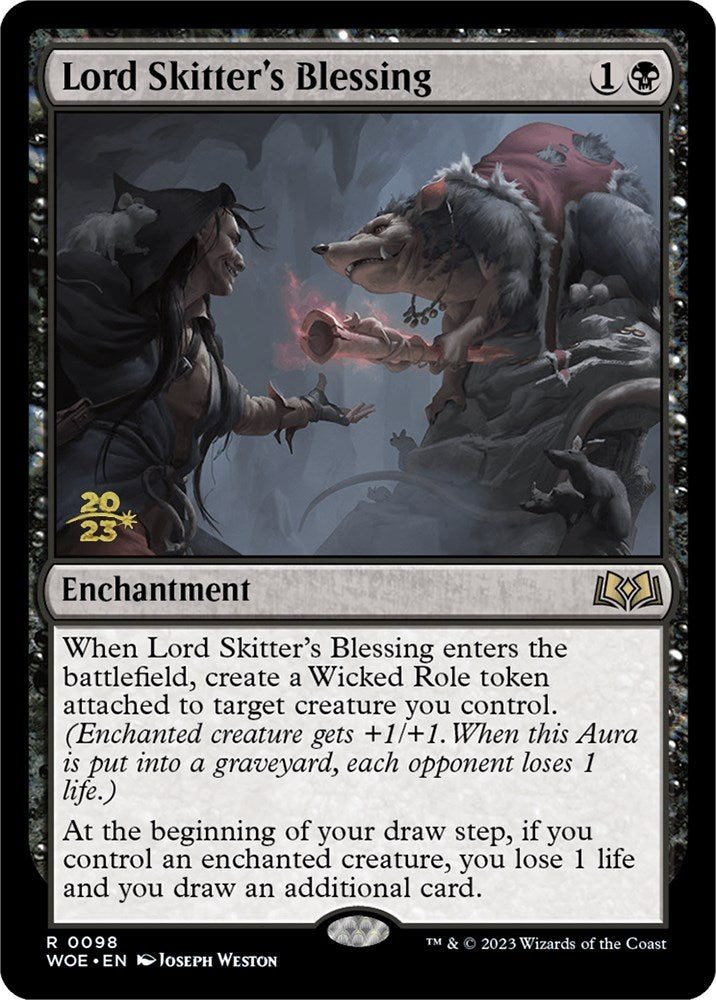 Lord Skitter's Blessing [Wilds of Eldraine Prerelease Promos] | GrognardGamesBatavia