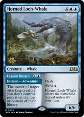 Horned Loch-Whale // Lagoon Breach [Wilds of Eldraine Prerelease Promos] | GrognardGamesBatavia