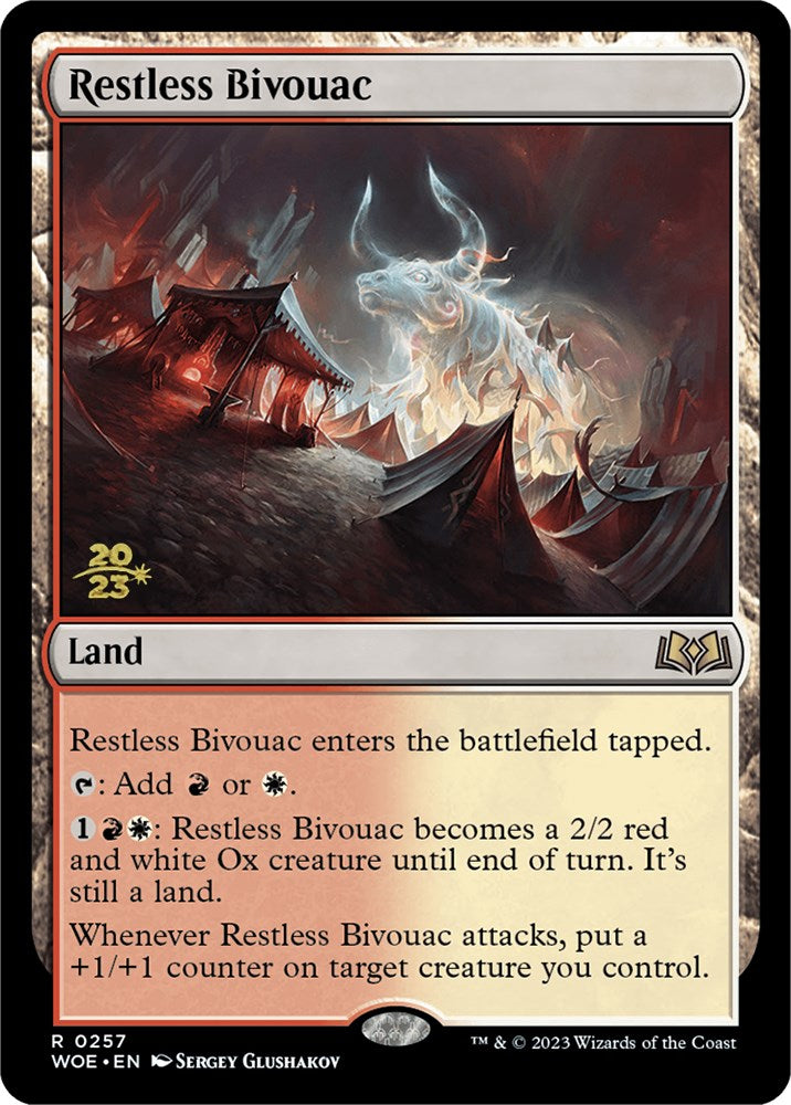 Restless Bivouac [Wilds of Eldraine Prerelease Promos] | GrognardGamesBatavia