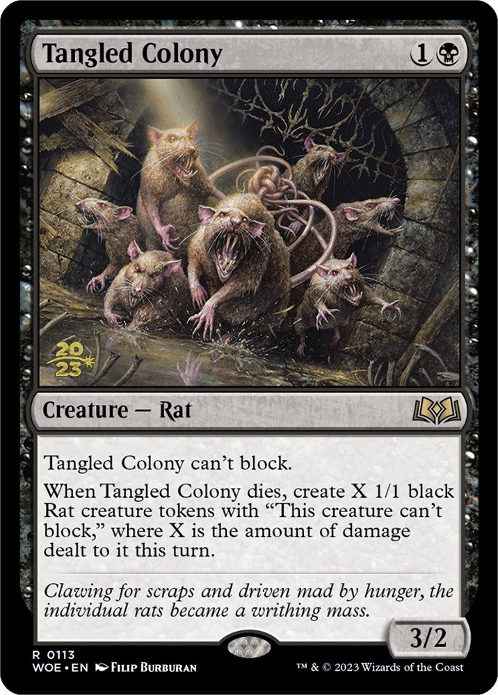 Tangled Colony [Wilds of Eldraine Prerelease Promos] | GrognardGamesBatavia