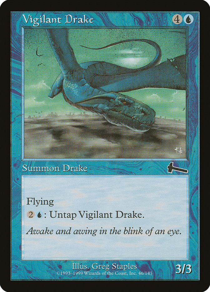 Vigilant Drake [Urza's Legacy] | GrognardGamesBatavia