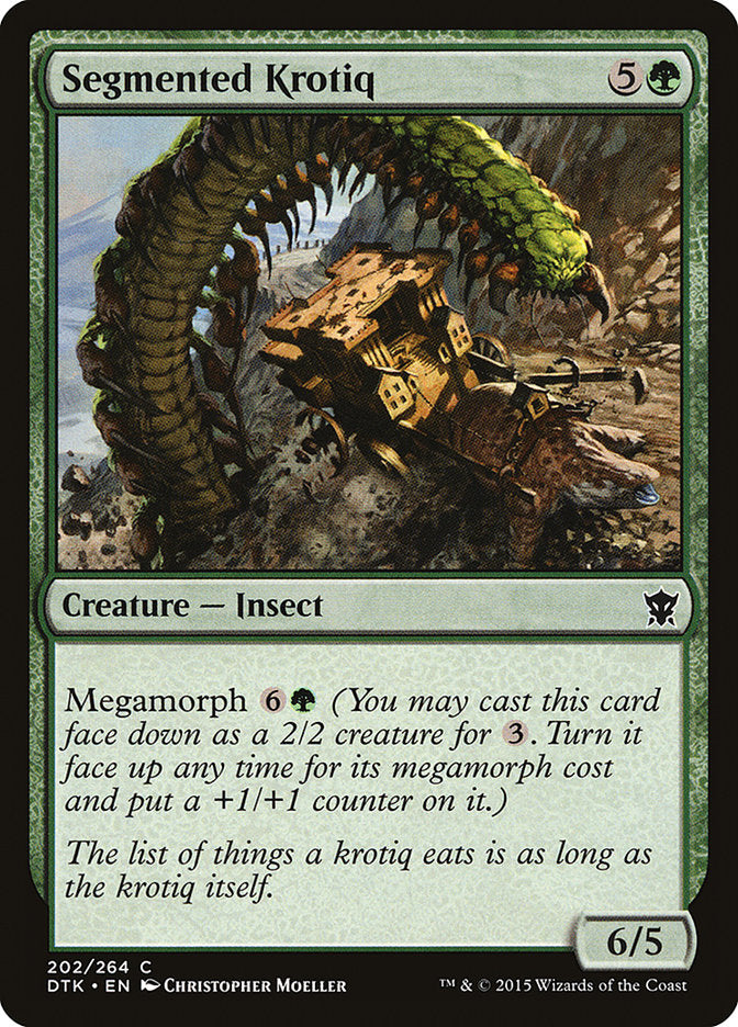 Segmented Krotiq [Dragons of Tarkir] | GrognardGamesBatavia