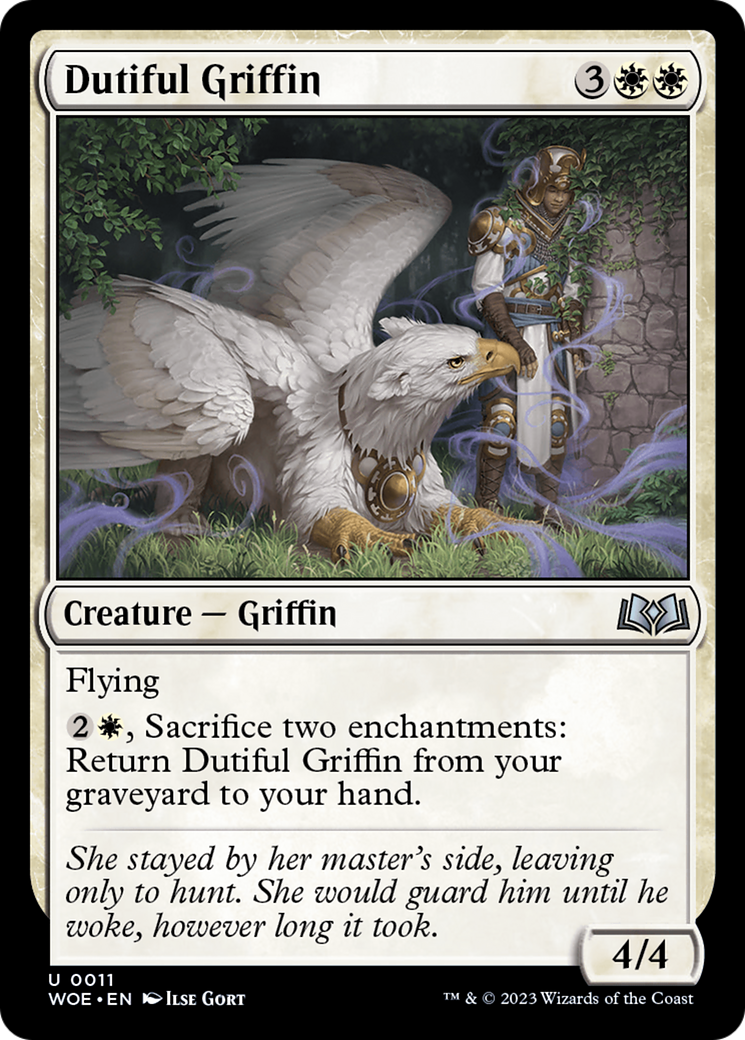 Dutiful Griffin [Wilds of Eldraine] | GrognardGamesBatavia