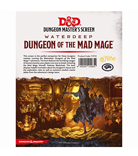 Gale Force Nine Dungeon of The Mad Mage - DM Screen | GrognardGamesBatavia