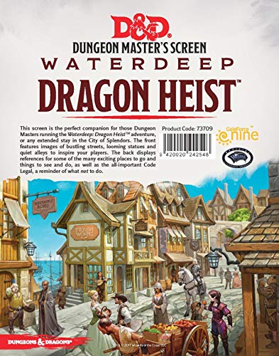 Gale Force Nine Waterdeep Dragon Heist - DM Screen, | GrognardGamesBatavia