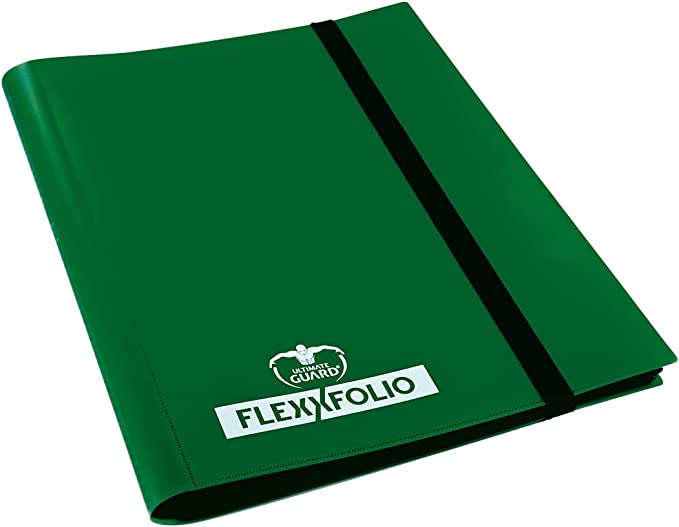 Ultimate Guard 18 Pocket Flexxfolio Card Binder - Green | GrognardGamesBatavia