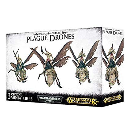 Maggotkin of Nurgle Daemons of Nurgle Plague Drones (web) | GrognardGamesBatavia