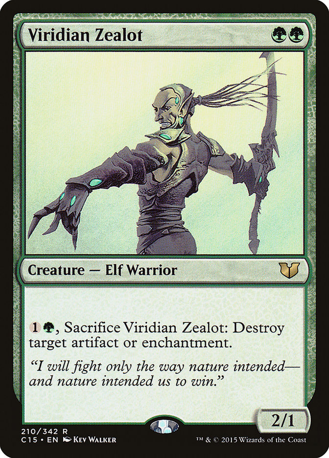 Viridian Zealot [Commander 2015] | GrognardGamesBatavia