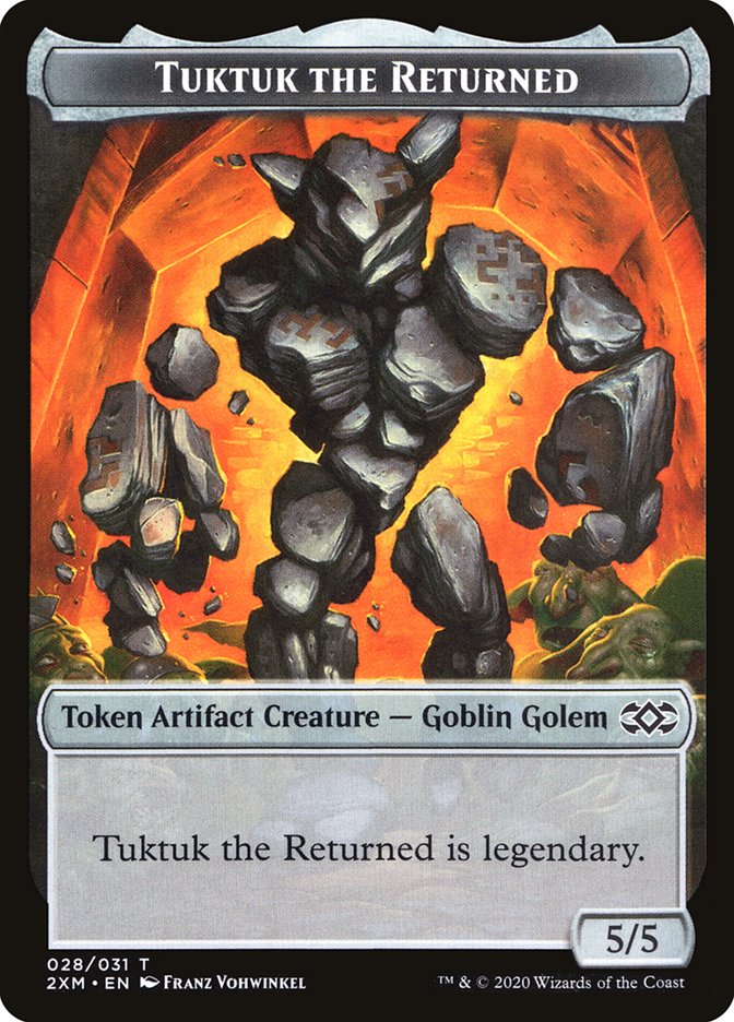 Eldrazi Spawn // Tuktuk the Returned Double-Sided Token [Double Masters Tokens] | GrognardGamesBatavia