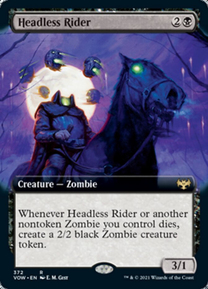 Headless Rider (Extended Art) [Innistrad: Crimson Vow] | GrognardGamesBatavia