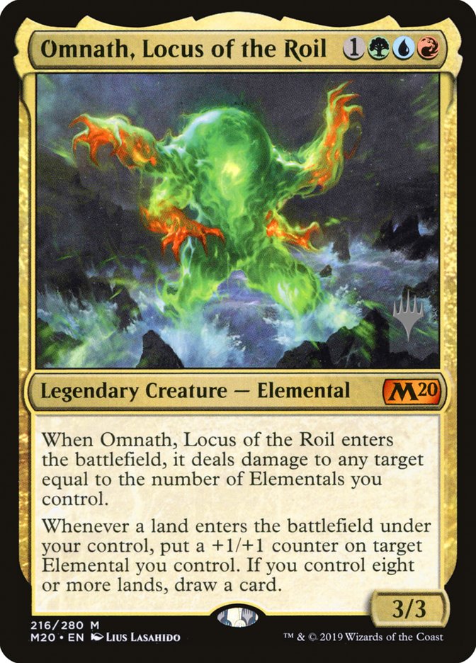 Omnath, Locus of the Roil (Promo Pack) [Core Set 2020 Promos] | GrognardGamesBatavia