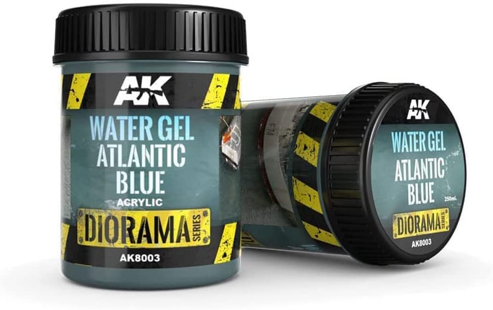 AK 8003 WATER GEL ATLANTIC BLUE 250ML | GrognardGamesBatavia