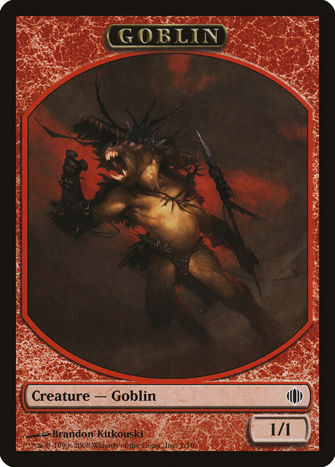 Goblin Token [Shards of Alara Tokens] | GrognardGamesBatavia