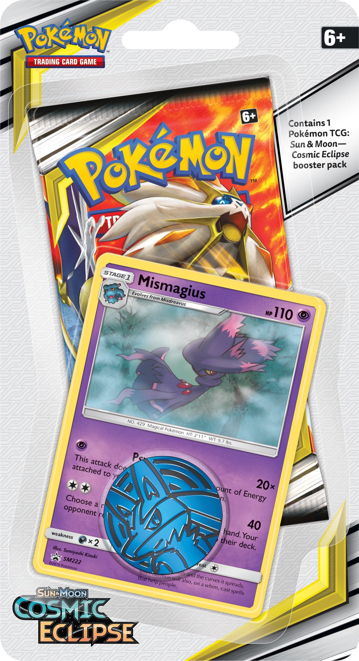 Sun & Moon: Cosmic Eclipse - Single Pack Blister (Mismagius) | GrognardGamesBatavia