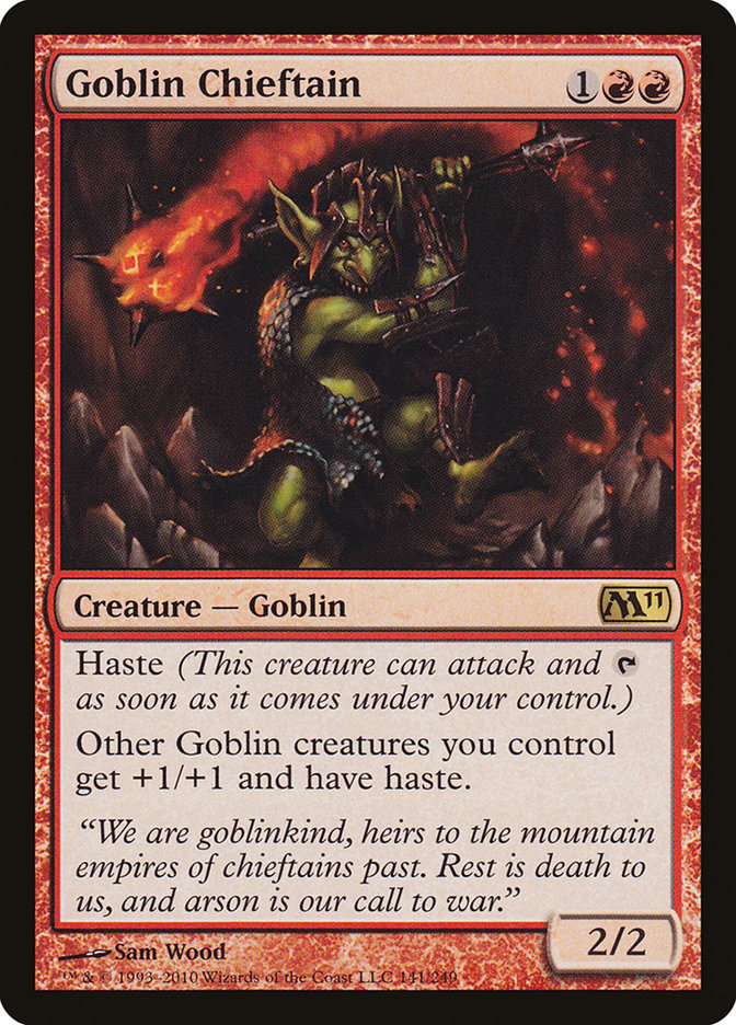 Goblin Chieftain [Magic 2011] | GrognardGamesBatavia