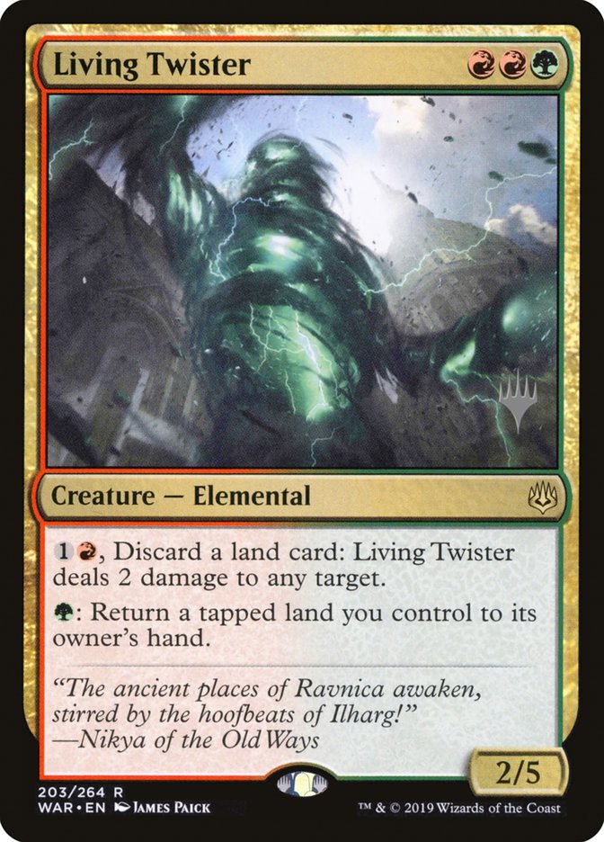 Living Twister (Promo Pack) [War of the Spark Promos] | GrognardGamesBatavia