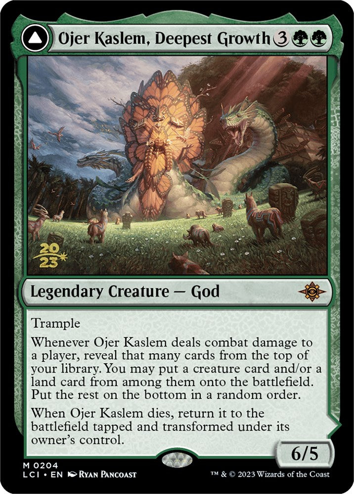 Ojer Kaslem, Deepest Growth // Temple of Cultivation [The Lost Caverns of Ixalan Prerelease Cards] | GrognardGamesBatavia