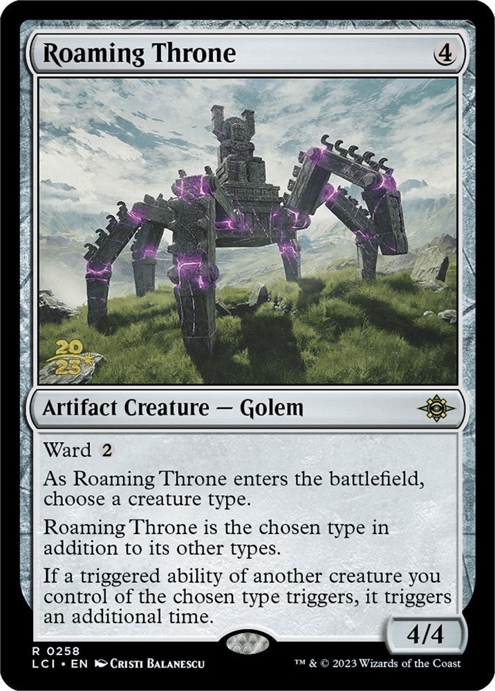 Roaming Throne [The Lost Caverns of Ixalan Prerelease Cards] | GrognardGamesBatavia